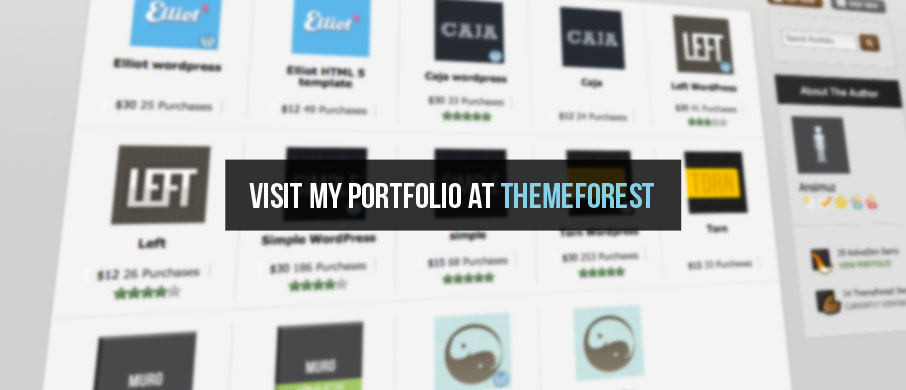 Support the freebies buying high quality premium themes from my portfolio at themeforest 网站攻击软件